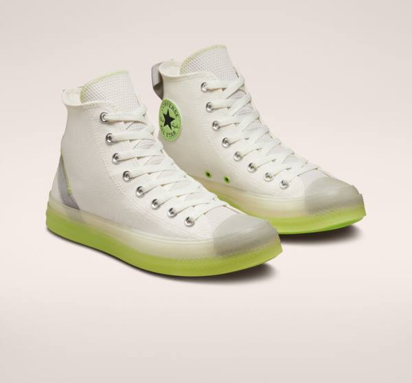 Converse Chuck Taylor All Star CX Crafted Stripes High Tops Shoes Light Green | CV-083FJQ