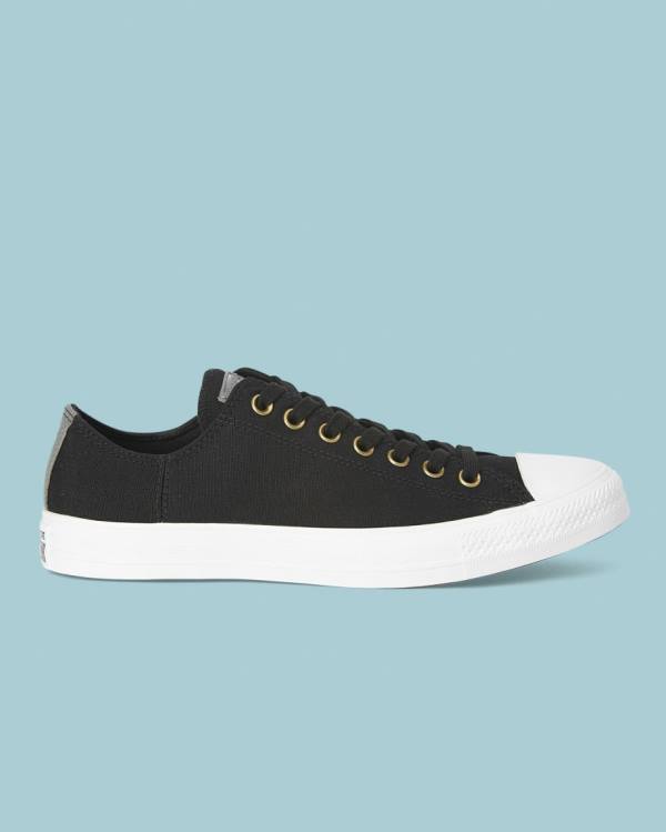 Converse Chuck Taylor All Star Clean N Preme Low Tops Shoes Black | CV-352XWK