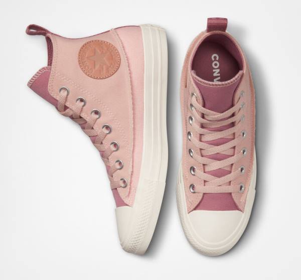 Converse Chuck Taylor All Star Crafted Canvas High Tops Shoes Pink / Pink / Pink | CV-326GHK