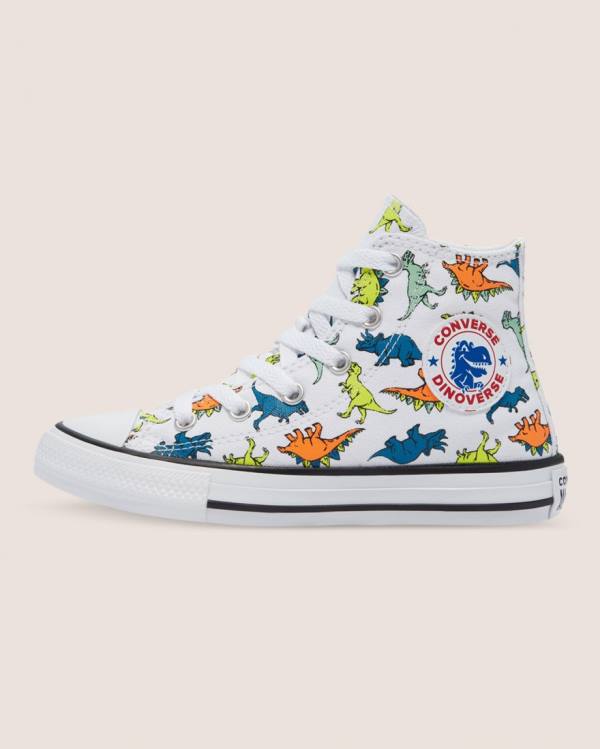 Converse Chuck Taylor All Star Dinoverse High Tops Shoes White | CV-108BMV