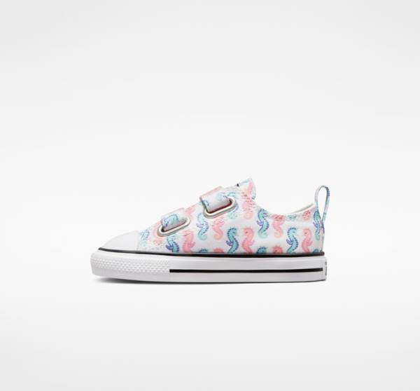 Converse Chuck Taylor All Star Easy-On Seahorses Low Tops Shoes White / Pink / Light | CV-526WAY