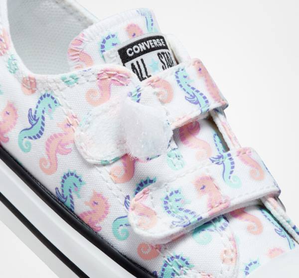 Converse Chuck Taylor All Star Easy-On Seahorses Low Tops Shoes White / Pink / Light | CV-526WAY