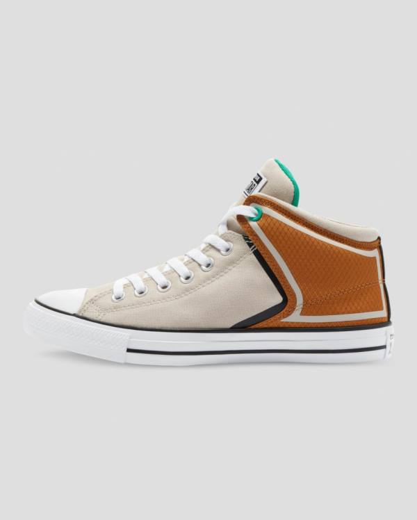 Converse Chuck Taylor All Star High Street String High Tops Shoes Brown Beige | CV-367CSV