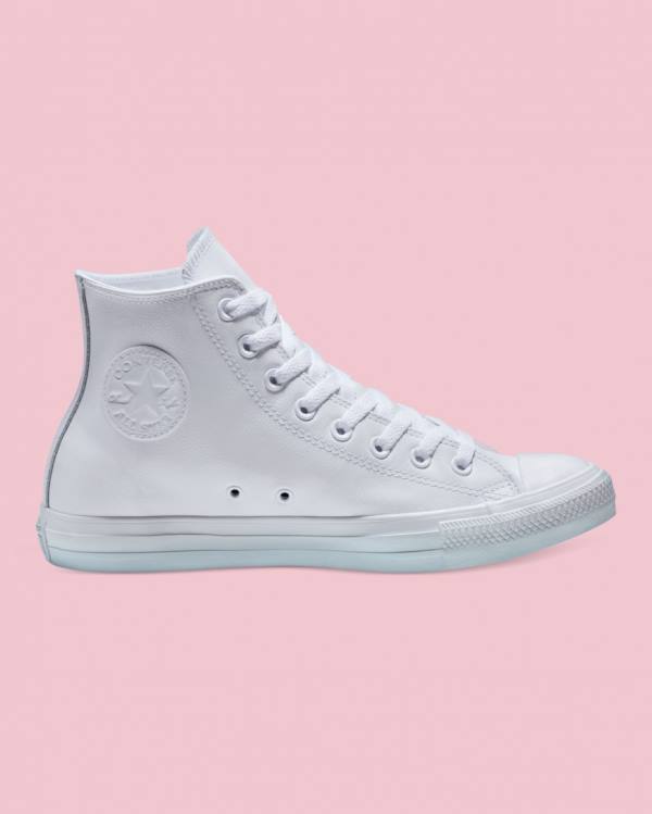 Converse Chuck Taylor All Star Leather High Tops Shoes White | CV-310MTK