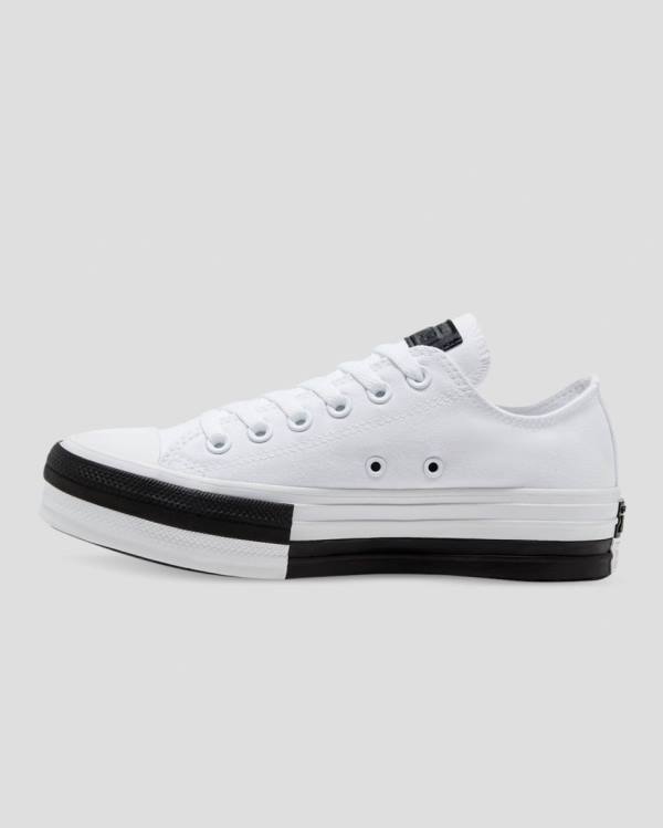 Converse Chuck Taylor All Star Lift Rivals Low Tops Shoes White | CV-548JPM