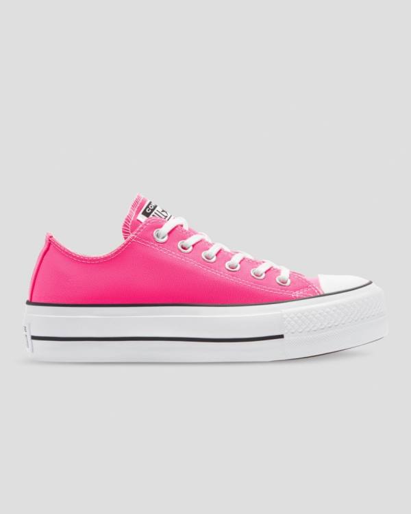 Converse Chuck Taylor All Star Lift Seasonal Colour Low Tops Shoes Pink | CV-270AOS