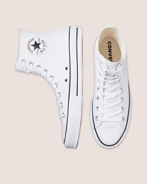 Converse Chuck Taylor All Star Lift X High Tops Shoes White | CV-759WMS