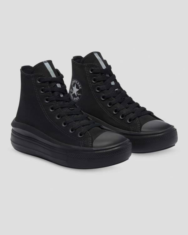 Converse Chuck Taylor All Star Move Festival Platform High Tops Shoes Black | CV-176WXB