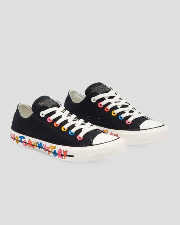 Converse Chuck Taylor All Star My Story Low Tops Shoes Black | CV-173VUA