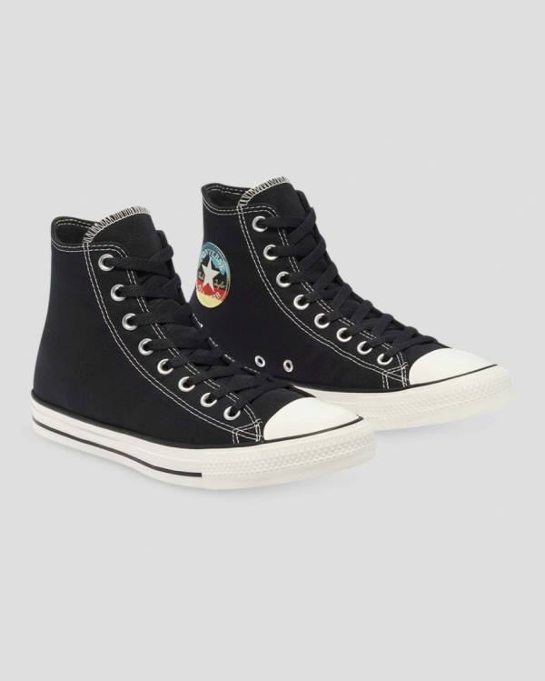 Converse Chuck Taylor All Star National Parks Patch High Tops Shoes Black | CV-345VAS