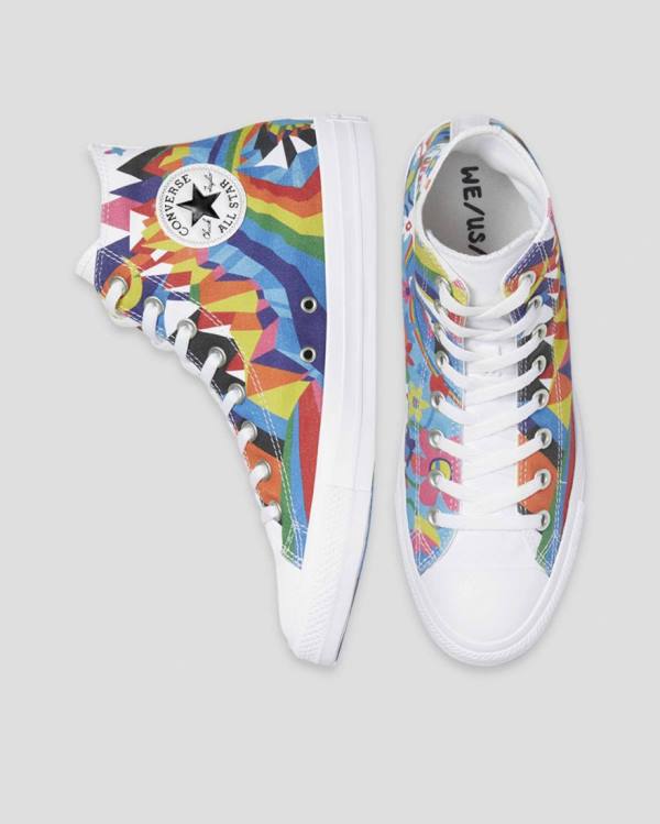 Converse Chuck Taylor All Star Pride High Tops Shoes Multicolor | CV-045HZX