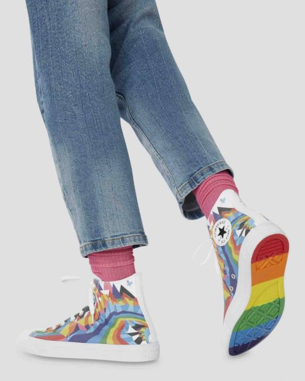 Converse Chuck Taylor All Star Pride High Tops Shoes Multicolor | CV-045HZX