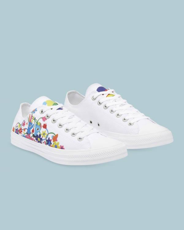 Converse Chuck Taylor All Star Pride Low Tops Shoes White | CV-175CRO