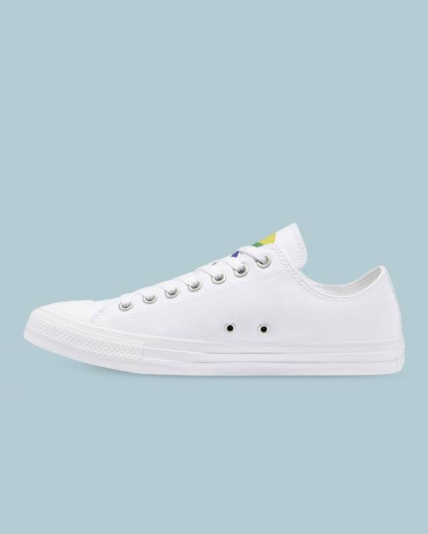 Converse Chuck Taylor All Star Pride Low Tops Shoes White | CV-175CRO