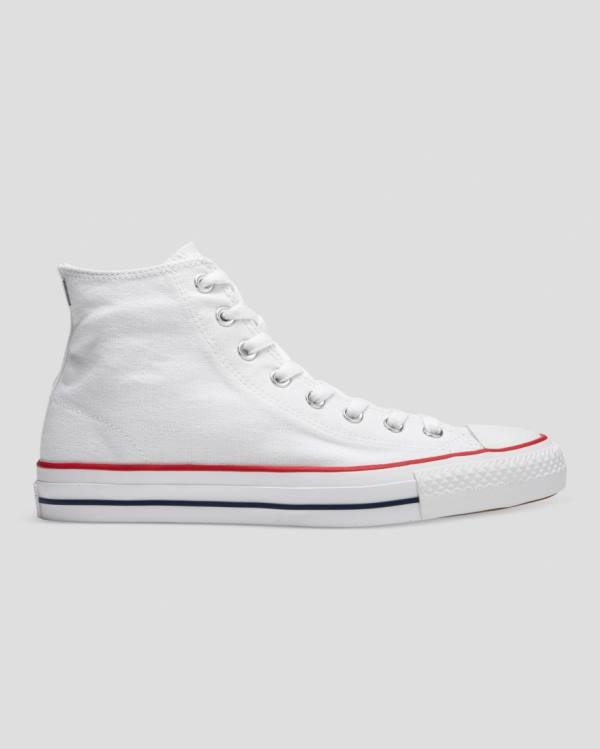 Converse Chuck Taylor All Star Pro Canvas High Tops Shoes White | CV-153YPD