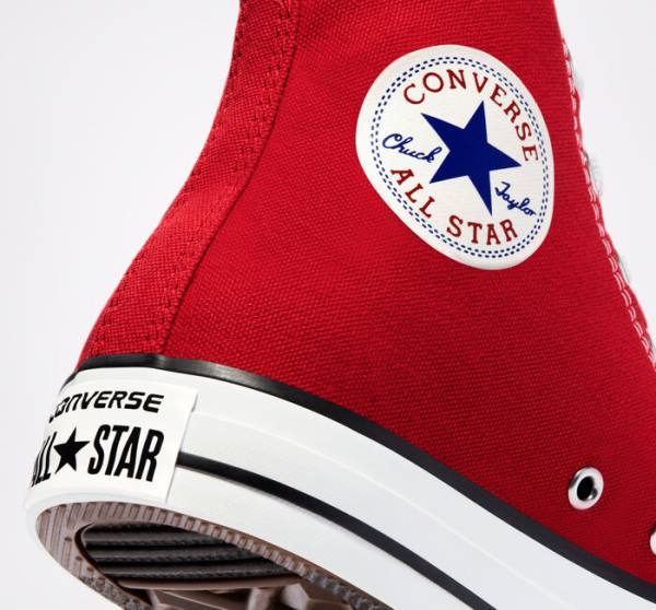 Converse Chuck Taylor All Star Red High Tops Shoes Red | CV-583EGN