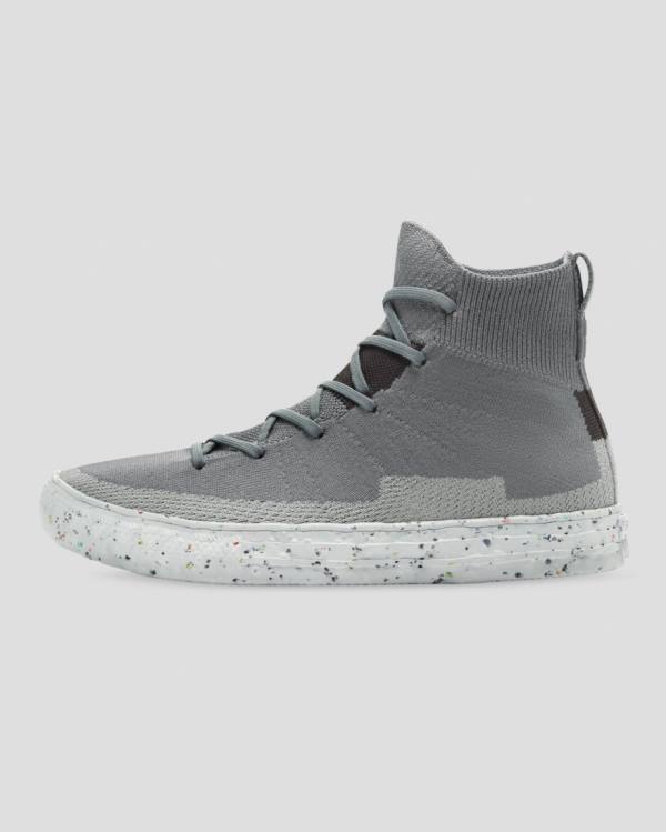 Converse Chuck Taylor All Star Renew Crater Knit High Tops Shoes Grey | CV-583QRB