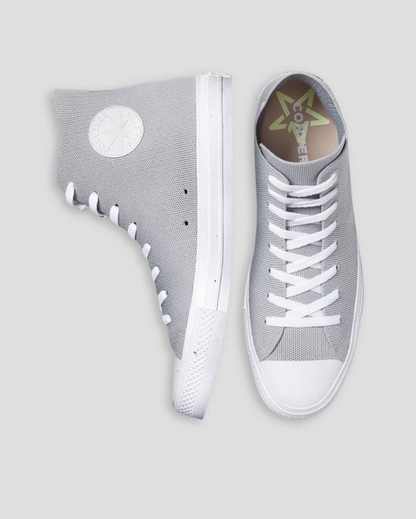 Converse Chuck Taylor All Star Renew Knit High Tops Shoes Grey | CV-924SAN