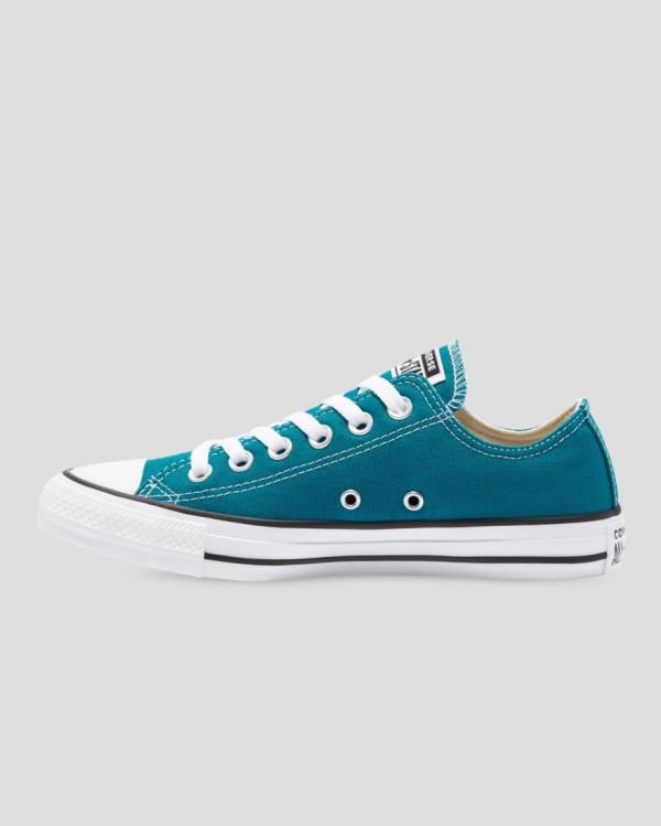 Converse Chuck Taylor All Star Seasonal Low Tops Shoes Blue | CV-182AQB