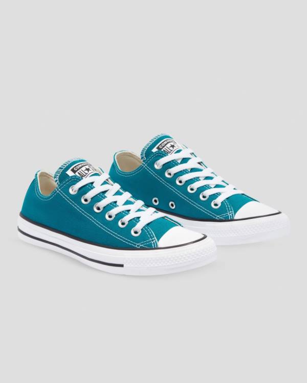 Converse Chuck Taylor All Star Seasonal Low Tops Shoes Blue | CV-394MIH