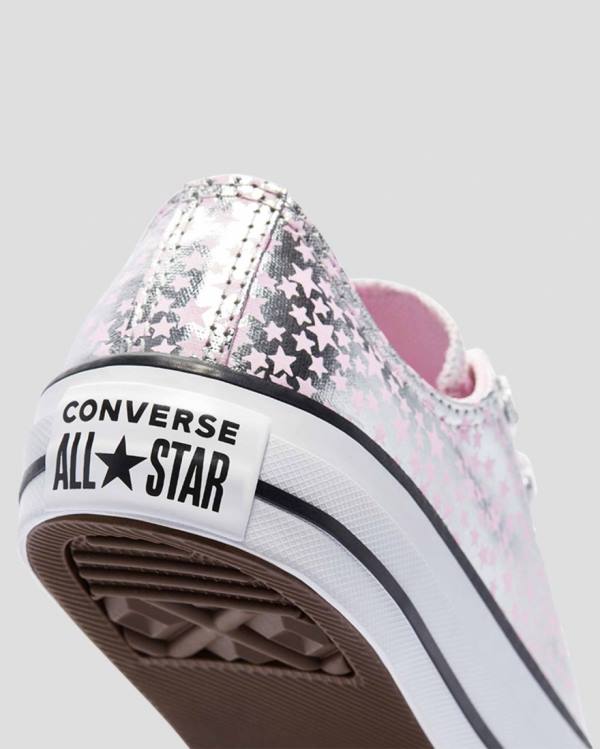 Converse Chuck Taylor All Star Shes A Star Low Tops Shoes Pink Silver | CV-184SEU