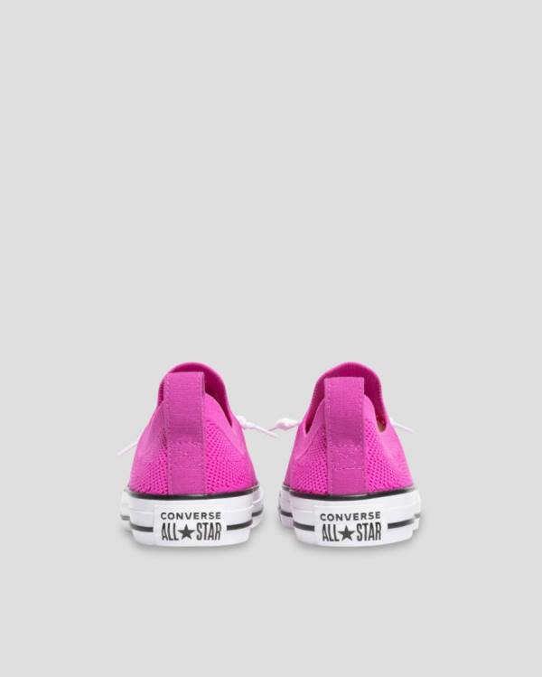 Converse Chuck Taylor All Star Shoreline Knit Slip Low Tops Shoes Pink | CV-689XDU