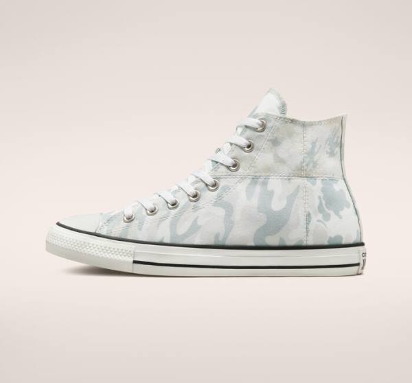 Converse Chuck Taylor All Star Split Panel Camo High Tops Shoes White / Grey | CV-019USP