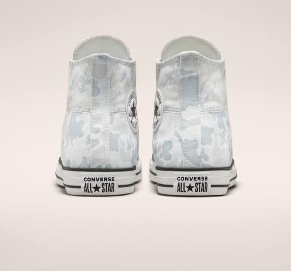 Converse Chuck Taylor All Star Split Panel Camo High Tops Shoes White / Grey | CV-134JUN