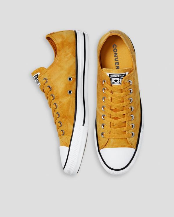 Converse Chuck Taylor All Star Summer Daze Wash Low Tops Shoes Yellow | CV-534RDW