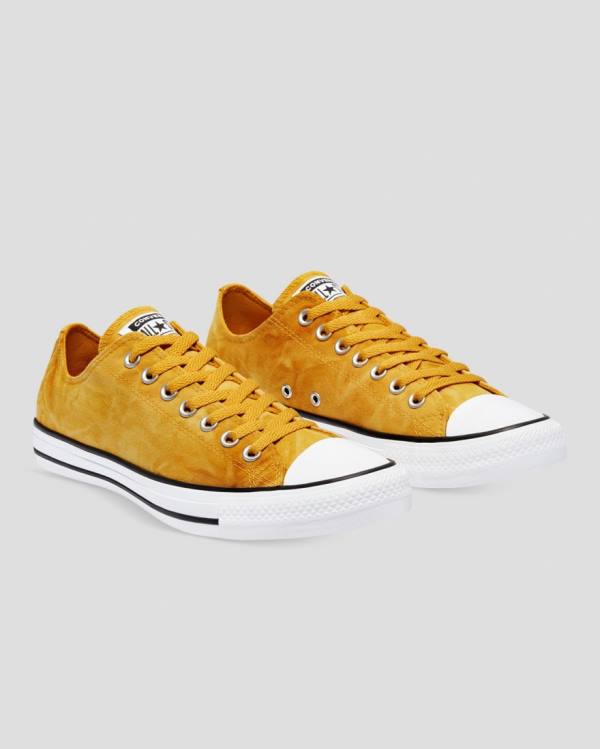 Converse Chuck Taylor All Star Summer Daze Wash Low Tops Shoes Yellow | CV-976PXK