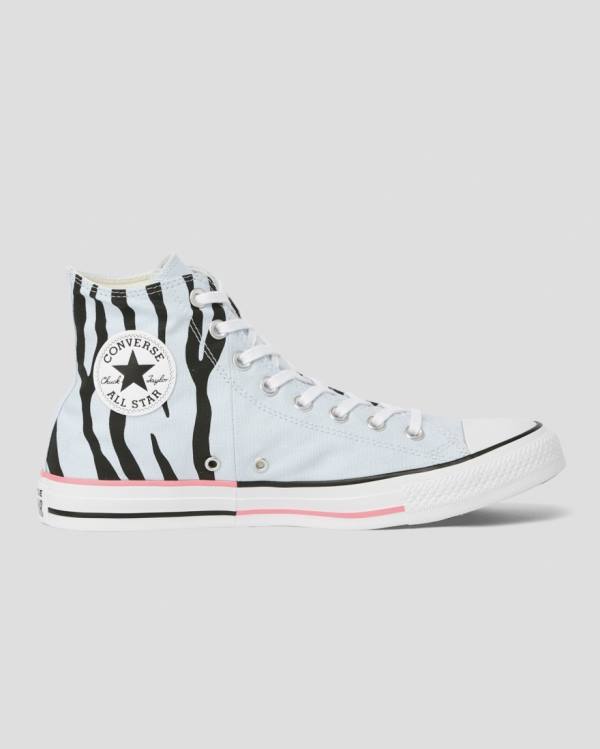 Converse Chuck Taylor All Star Sun Blocked Icon Print High Tops Shoes Blue | CV-603MDJ