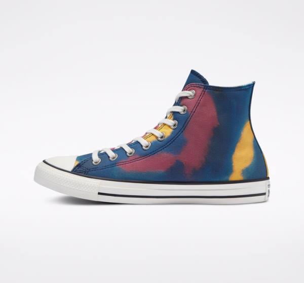 Converse Chuck Taylor All Star Tie-Dye High Tops Shoes Blue / Multicolor | CV-159HMK