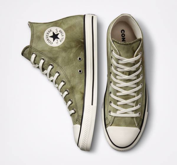 Converse Chuck Taylor All Star Washed Canvas High Tops Shoes Light | CV-275MOI