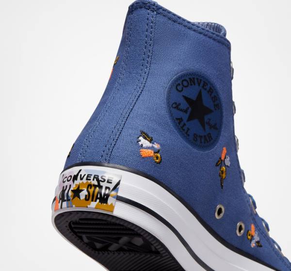 Converse Chuck Taylor All Star We Are Stronger Together High Tops Shoes Blue / Indigo | CV-387VES