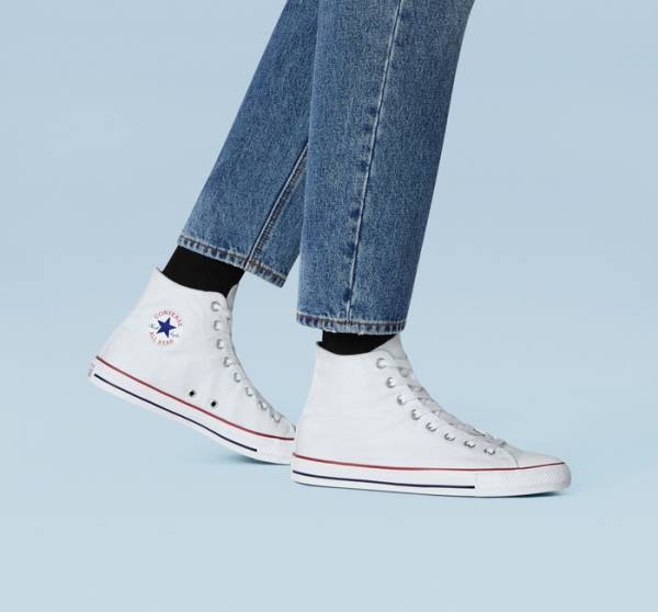 Converse Chuck Taylor All Star White High Tops Shoes White | CV-305DLS