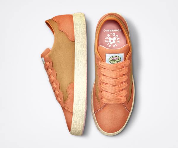 Converse GOLF le FLEUR GLF 2.0 Low Tops Shoes Deep Yellow / Copper Brown / White | CV-523RTX