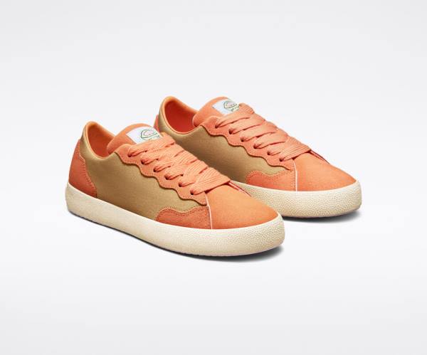 Converse GOLF le FLEUR GLF 2.0 Low Tops Shoes Deep Yellow / Copper Brown / White | CV-523RTX