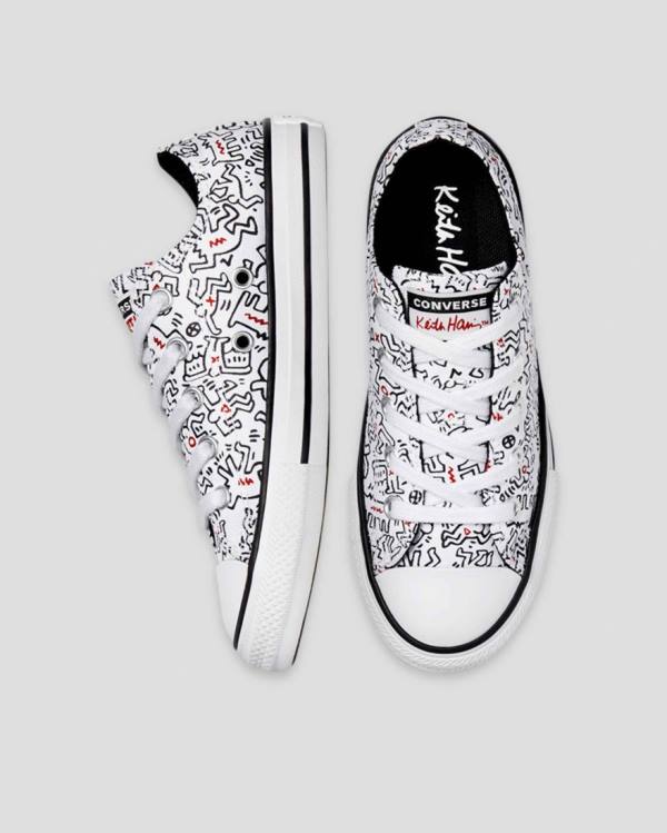 Converse Keith Haring Chuck Taylor All Star Low Tops Shoes White | CV-625QSJ