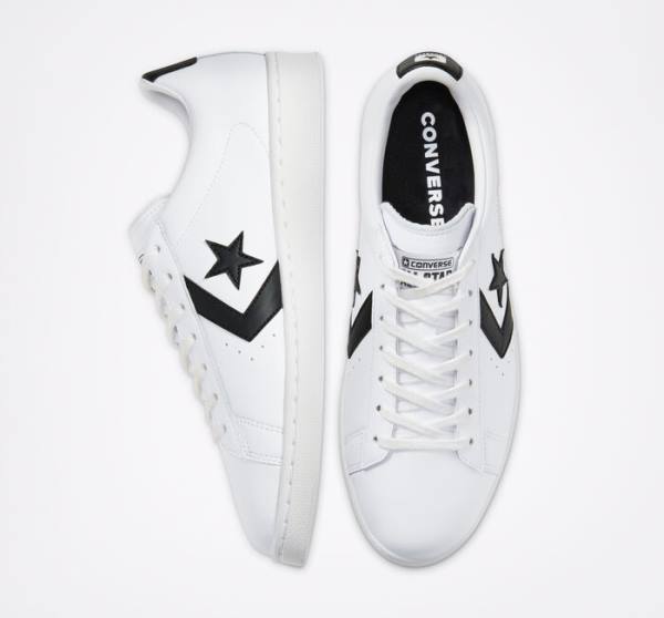 Converse OG Pro Leather Low Tops Shoes White / Black / White | CV-853MTD