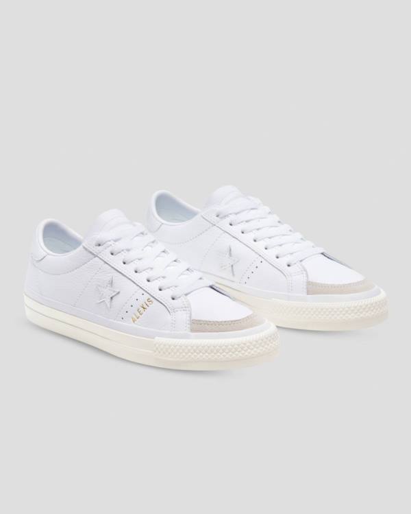 Converse One Star Pro As 2 Designed By Alexis Low Tops Shoes White | CV-796SQG