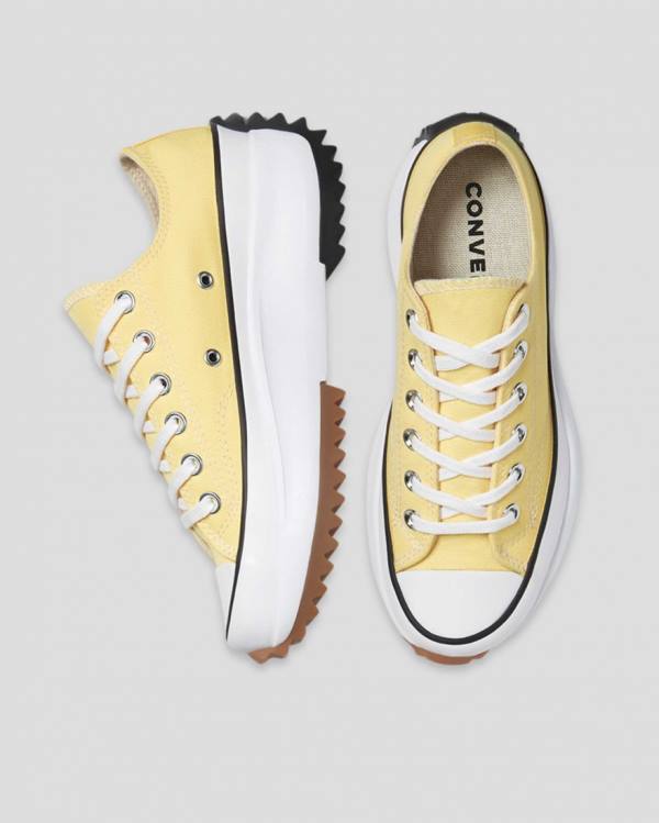 Converse Run Star Hike Colour Splash Low Tops Shoes Yellow | CV-318ILT