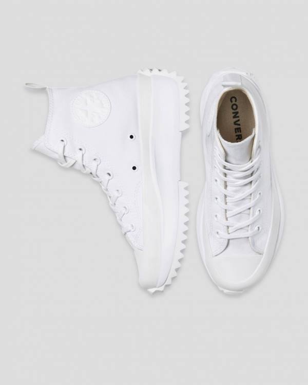 Converse Run Star Hike High Tops Shoes White | CV-209SUO