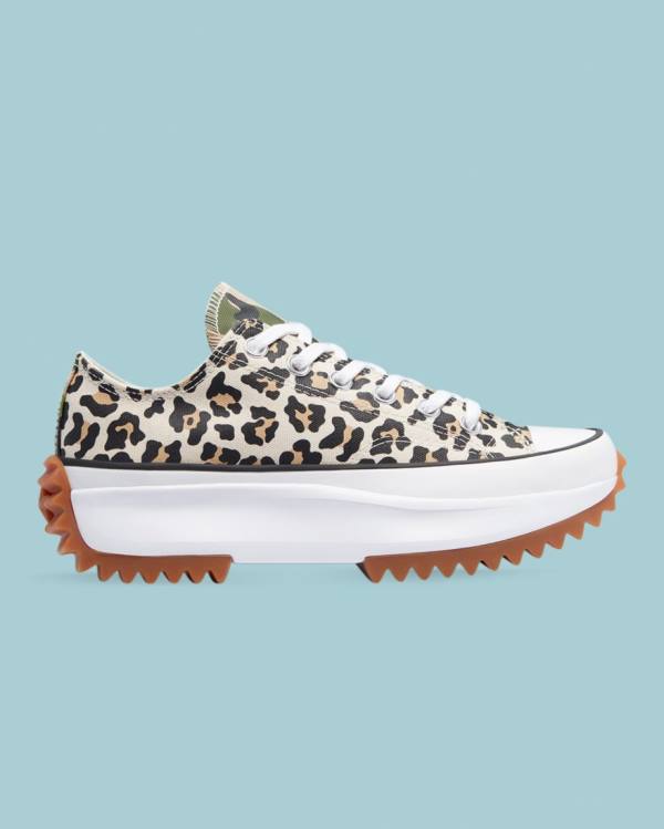 Converse Run Star Hike Wild Archive Low Tops Shoes Leopard | CV-732ZIF