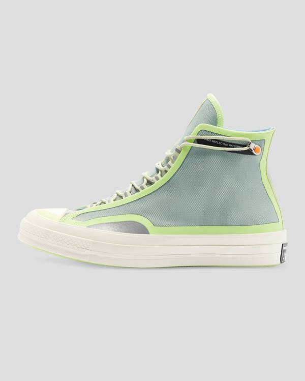 Converse Seam Tape Chuck 70 High Tops Shoes Green | CV-865DNH