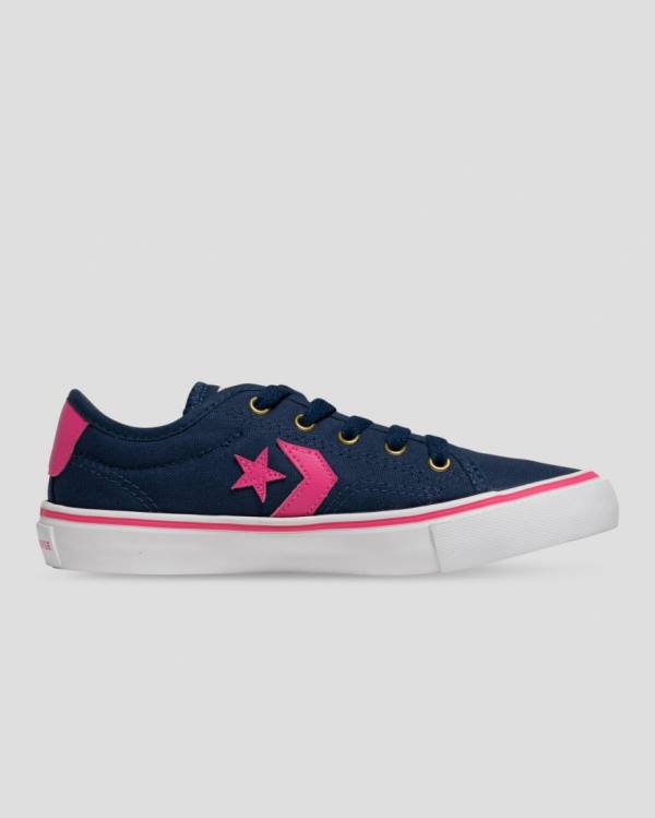 Converse Star Replay Low Tops Shoes Blue Pink | CV-643XPS