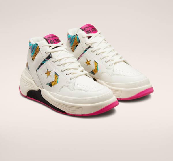 Converse Weapon CX '90s Marbled High Tops Shoes White / Pink / Black | CV-410ZWS